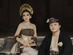 5 Foto Prewedding Rizky Febian dan Mahalini yang Kental Adat Bali