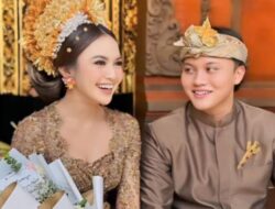 Jalani Rangkaian Pernikahan Hari Ini, Rizky Febian dan Mahalini Tampil Menawan dengan Baju Adat Bali