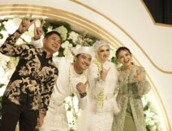 Unggah Foto Pernikahannya dengan Gilga Sahid, Happy Asmara Beri Ucapan ke Diri Sendiri: Samawa Ya