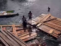 Viral! Aksi Bule Denmark Perbaiki Jembatan Rusak di Wakatobi, Panen Pujian