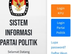 Mudah, ini cara cek anggota dan pengurus parpol di SIPOL KPU