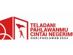 Panduan warna identitas visual Logo Hari Pahlawan 2024