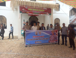 Sat Lantas Polres Kuansing Laksanakan Minggu Kasih di Gereja HKBP Kecamatan Kuantan Tengah