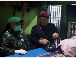 Komitmen Zero Halinar, Rutan Dumai Geledah Kamar Warga Binaan Bersama TNI, Polri dan BNN.