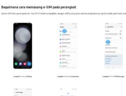 Ketahui daftar merek dan model HP yang mendukung layanan eSIM