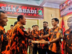 Edi Taufik Resmi Menerima Mandat Ketua (PAC) Pemuda Pancasila Dumai Timur