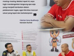 Rapat Perdana Karutan Dumai Bersama Pejabat Struktural