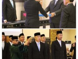 Resmi Berganti Karutan Dumai Lakukan Sertijab di Kanwil Ditjenpas Riau