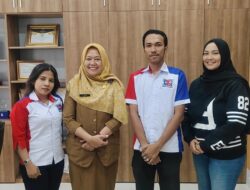 Bendahara PWMOI Kota Dumai Riska Inda Trinta Ginting Ucapkan Terima Kasih Sambutan Dari Kadis Dinas Sosial