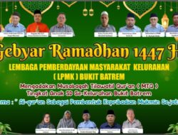 LPMK Bukit Batrem Melaksanakan Musabaqoh Tilawatil Qur’an MTQ Tingkat SD.