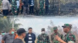 Sekretaris Daerah Kota Dumai Fahmi Rizal, S.STP., M.Si, Mengikuti Rangkaian Peninjauan Lokasi Kebakaran Hutan