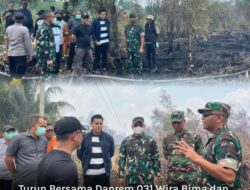 Sekretaris Daerah Kota Dumai Fahmi Rizal, S.STP., M.Si, Mengikuti Rangkaian Peninjauan Lokasi Kebakaran Hutan