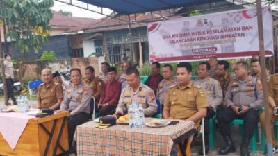 Polres Dumai Gelar Doa Bersama Pembangunan dan Renovasi Jembatan Merah Putih Untuk Membangun Infrastruktur Masyarakat