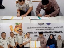 Rutan Dumai Gelar PKS Dengan Dinas Koperasi, UKM dan Perindustrian Dumai