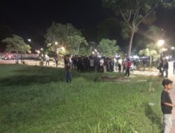 Aksi Tawuran 2 Kelompok Remaja di Taman Bukit Gelanggang