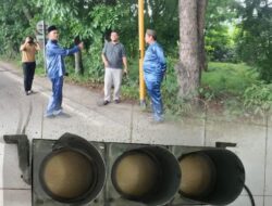 Dinas Perhubungan Dishub Kota Dumai Menerima laporan Kehilangan Box Aspek Traffic light