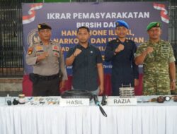 Rutan Dumai Gelar Ikrar Bersih dari Handphone Ilegal, Narkoba, dan Penipuan