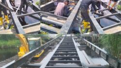 Pembangunan Jembatan Merah Putih Presisi Tahap II di Kota Dumai Terus Menunjukkan Progres Signifikan di Sejumlah Titik Pengerjaan.