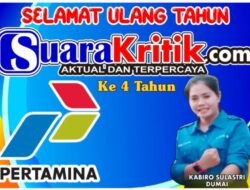Selamat dan Sukses Perayaan HUT ke-04 Media Online Suarakritik.com
