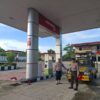 Polres Dumai dan Polsek Jajaran Melaksanakan Patroli Pastikan Seluruh SPBU Yang Ada Di Dumai Aman Kondusif