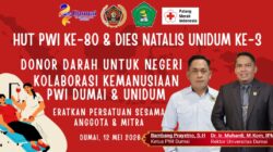 PWI Dumai dan Unidum Gelar Seminar Jurnalistik dan Donor Darah
