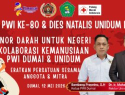 PWI Dumai dan Unidum Gelar Seminar Jurnalistik dan Donor Darah