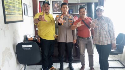 Pimpinan Awak Media  Erwin Komeng Ketua PJID Zakaria Ucap Selamat Sukses  Iptu Zulfahli,S.H,M.H Bertugas  di Tempat Yang Baru.