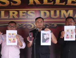 Polres Dumai Berhasil Ungkap Pelaku Curas Yang Menyayat Leher Korban, Satu Penadah Juga Diamankan