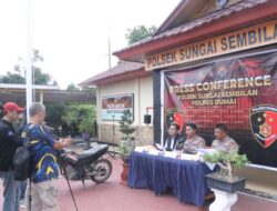 Polsek Sungai Sembilan Polres Dumai Rilis Pengungkapan Kasus Pembunuhan, Pelaku Berhasil Ditangkap