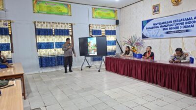 Polres Dumai Edukasi Bahaya Narkoba dan Green Policing kepada Pelajar SMK Negeri 3 Dumai
