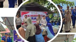 Program JALUR (Jelajah Riau Untuk Rakyat) Polres Dumai Hadir di Pantai Koneng, Salurkan Bantuan dan Layanan Kesehatan bagi Masyarakat Pesisir