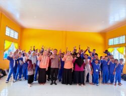 Kapolsek Bukit Kapur AKP Boy Setiawan, S.A.P., M.Si, Melalui Bhabinkantipmas Memberikan Sosialisasi Tentang Bahaya Narkoba di SMPN.17 Dumai.