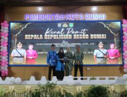Kenal Pamit Kapolres Dumai Dari AKBP Angga Febrian Herlambang , S.I.K., S.H. Kepada AKBP Fatikh Dedy Setyawan, S.H., S.I.K., M.Si.
