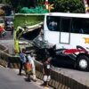 Bus Akas Asri Tabrak Dua Dump Truk di Tegalsiwalan Probolinggo, Tidak Ada Korban Jiwa – BeritaNasional.ID