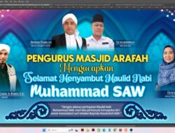 Masjid Arafah Memperingati Maulid Nabi Dibawa Langsung Oleh. Ustaz Habib Ahmad Syakir Al Habsyi, B.Sc.