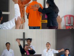 Perkuat Pembinaan Kerohanian, Jemaat Gereja Oikumene Rutan Dumai Rutin Beribadah.