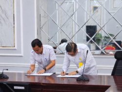 Bapenda Dumai Bersama Kantor Pertahanan Daerah Dumai Melaksanakan Penandatanganan Perjanjian Kerja Sama