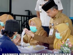 Kadinkes Dumai Pantau CKG dan Tracing TB Bagi Warga Binaan Rutan Dumai.