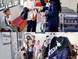 Rumah Tahanan Negara Kelas IIB Dumai Melakukan Pembagian Masker Kepada Pengunjung dan Warga Binaan