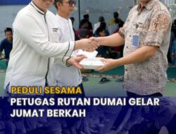 Peduli Sesama, Petugas Rutan Dumai Gelar Jumat Berkah.