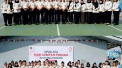 Penuh Khidmat, Rutan Dumai Gelar Upacara Peringatan Hari Sumpah Pemuda.