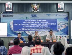 Pelindo Dumai Sosialisasikan Peralihan Penerbitan Nota Layanan Barang kepada Pengguna Jasa.